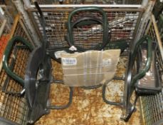 3x Pallet Strapping Trolleys
