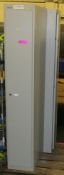 2x Personnel Metal Lockers single Door