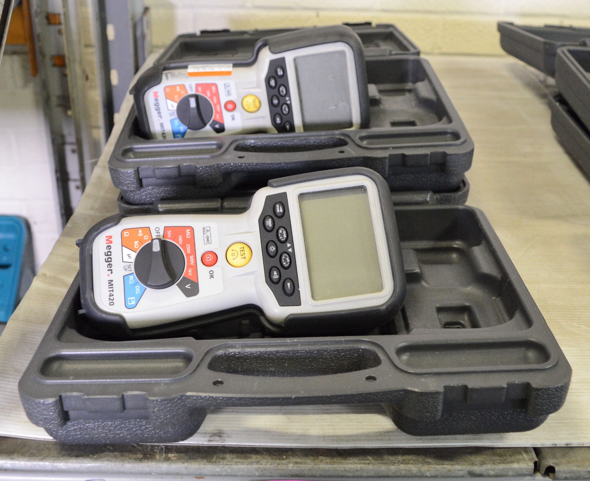 2x Megger MIT420 Insulation Testers.