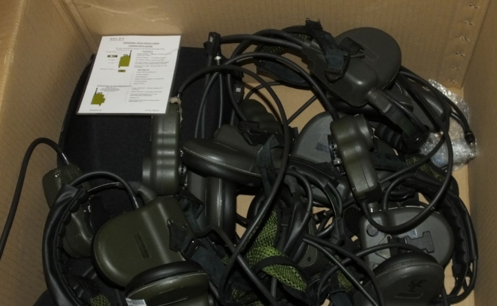 12x Selex Personal Role Radio H4855 Headsets - Image 3 of 3