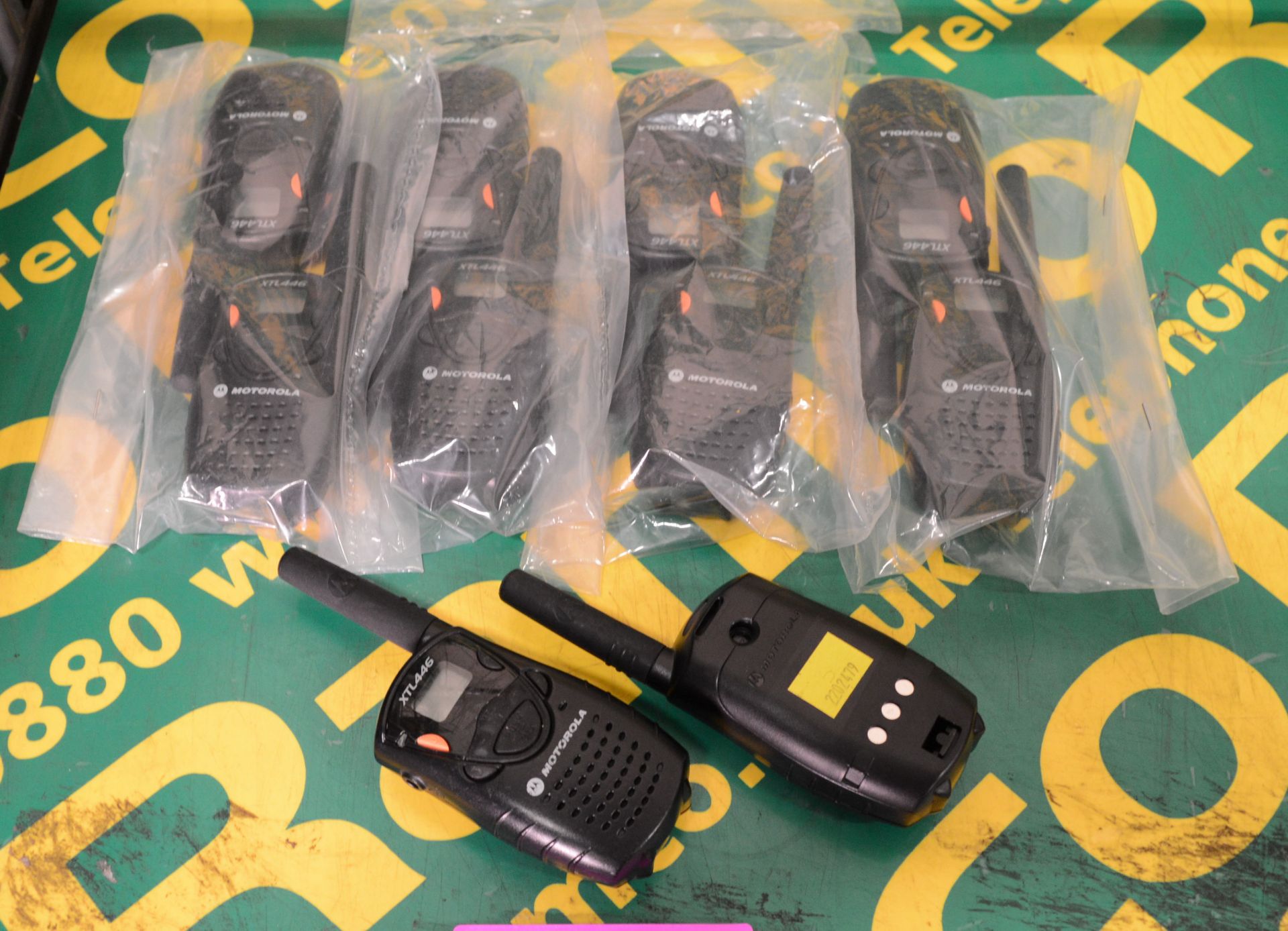 5x Pairs of Motorola XTL446 Walkie-Talkie Radios.