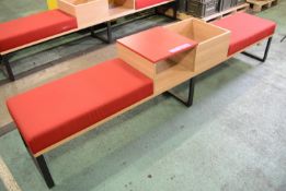 Bench Seat / Reception Furniture L 2440 x W 420mm - Unused.