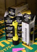 11x Atex Unilite LED Torches.