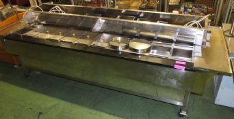 Hot Servery Bain Marie with Gastrnorm Pans