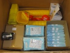 Medical Supplies - Trauma Slings, Various Disposal Bins