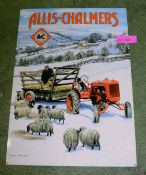 Allis-Chalmers Tin Sign 700 x 500mm.