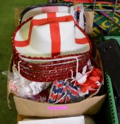 England Football Hats & Flags.