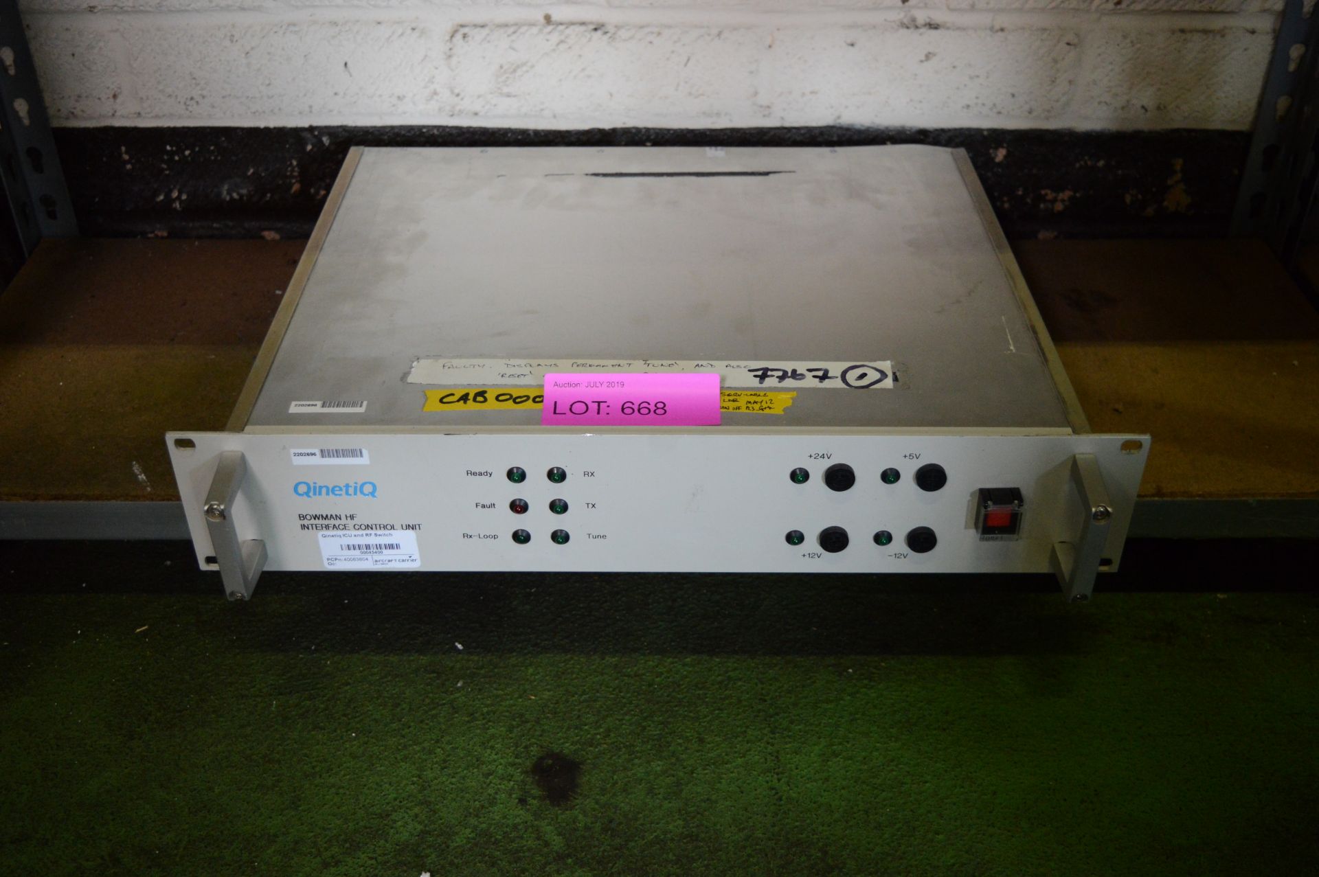 QinetiQ Bowman HF Interface Control Unit.