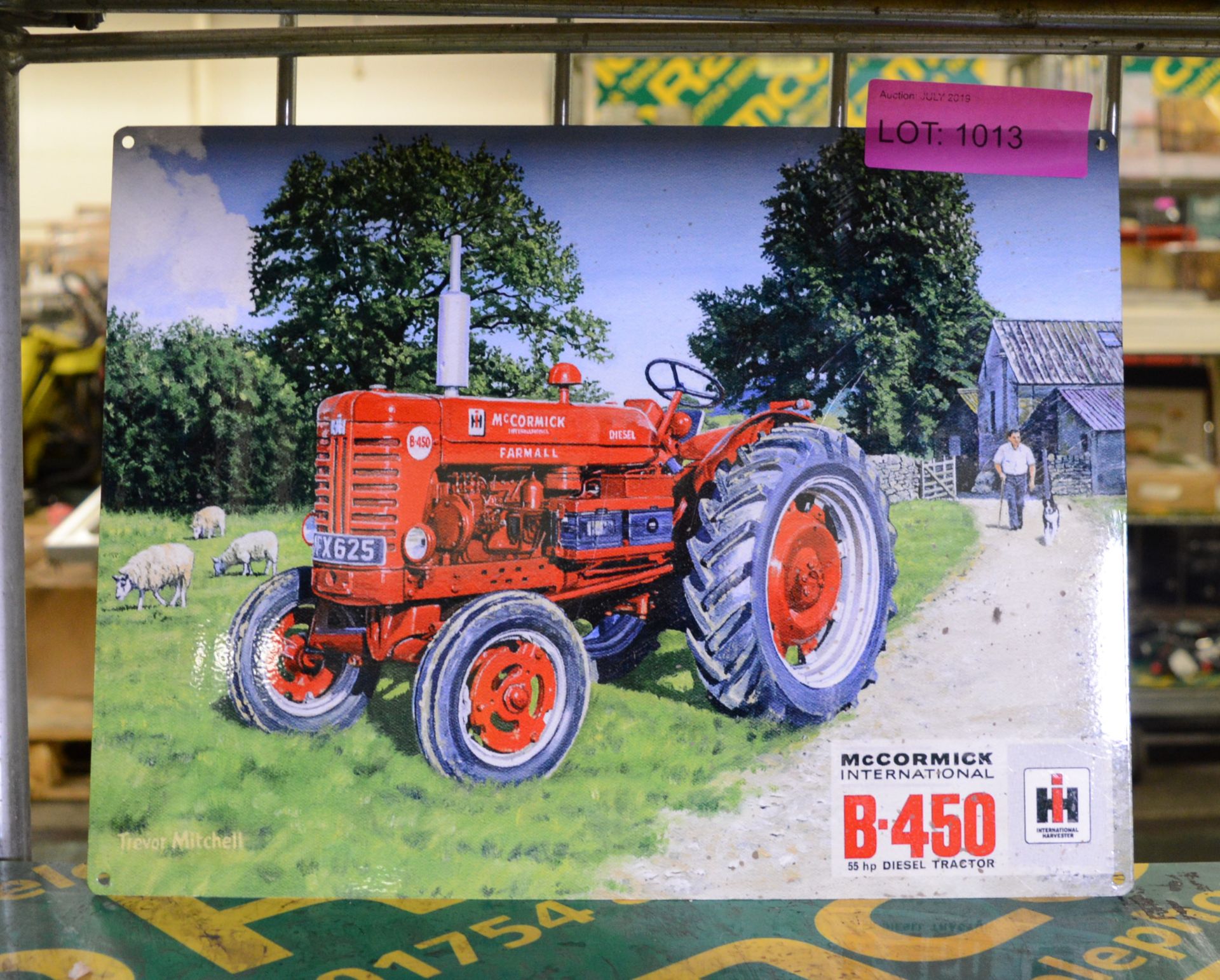 McMormick International Tractor Tin Sign 400 x 300mm.