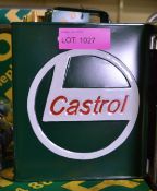 Castrol Oil Can with Brass Lid.
