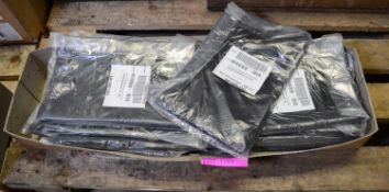 20x Pack Black Polythene Bags 200 x 300mm - 100 bags per pack.