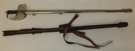Firmin & Sons Ceremonial Sword - ER Enscribed handle - NSN 00 973 6897 - COLLECTION ONLY