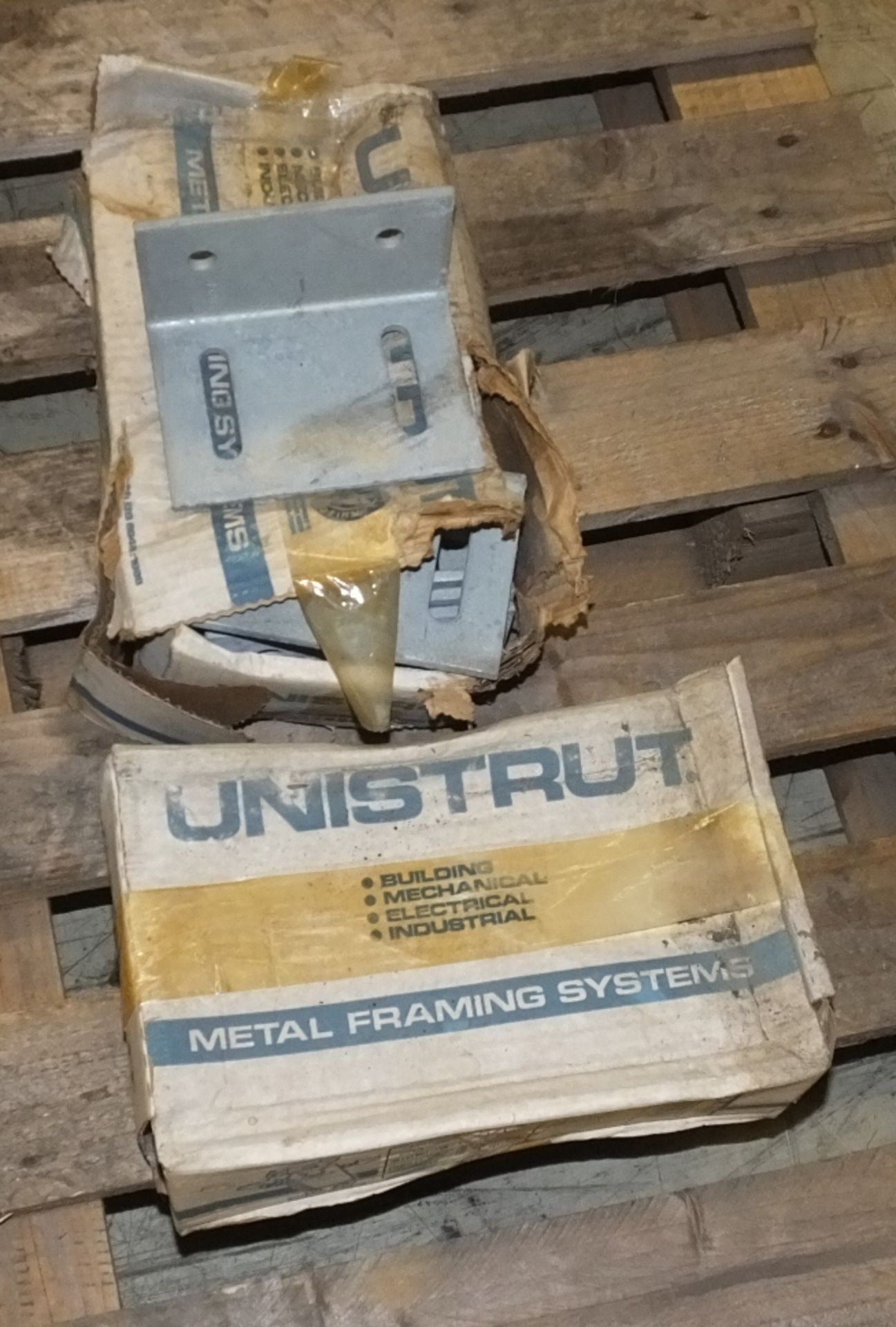 2 boxes of Unitstrut Metal Framing System Plates