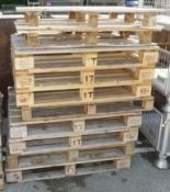 10x Wooden Pallets 1200 x 1000