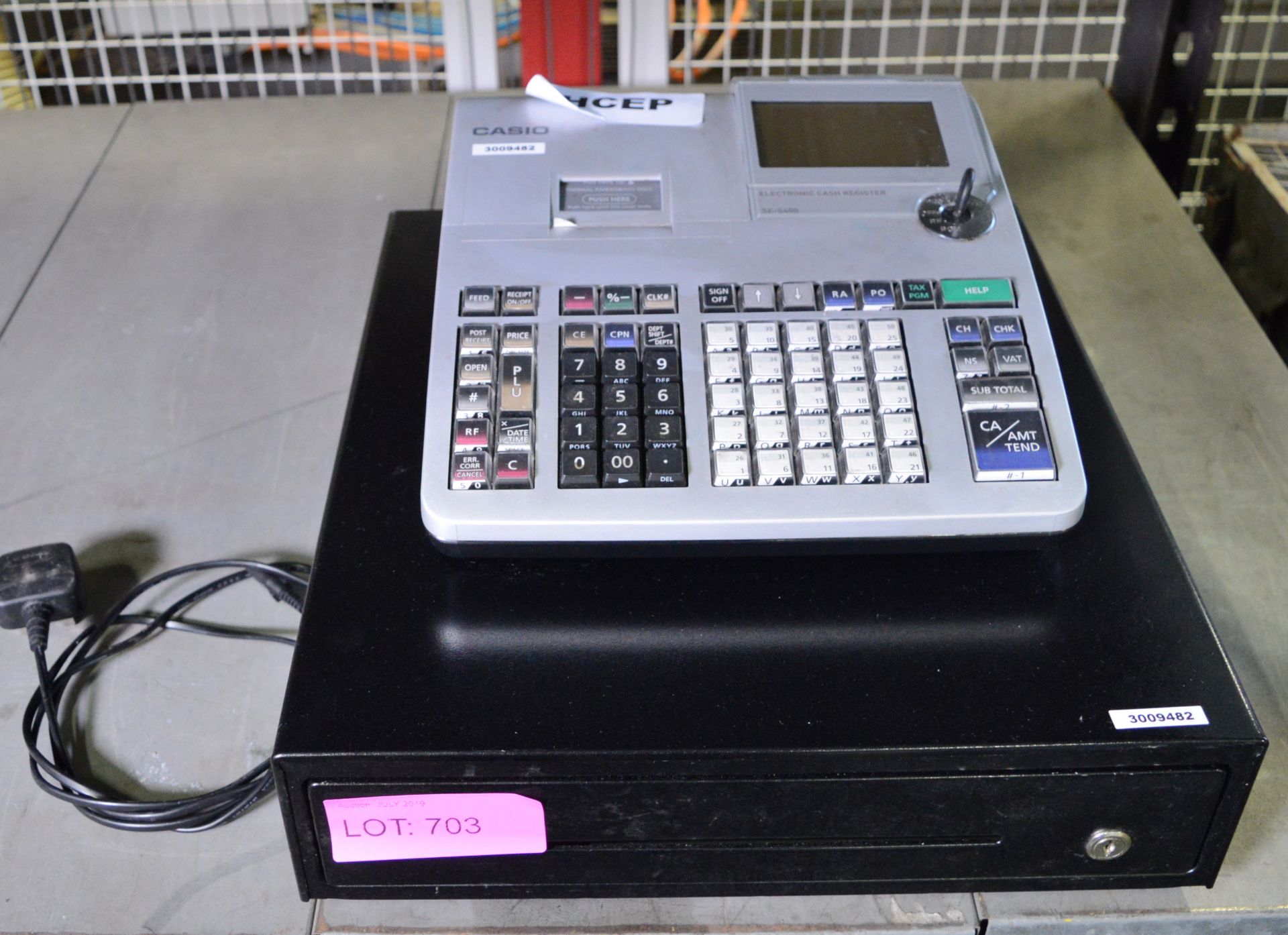 Casio SE-S400 Electronic Cash Register.