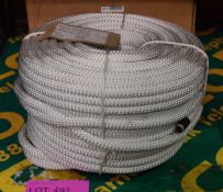 White Rope Fibrous 11mm x 61m.