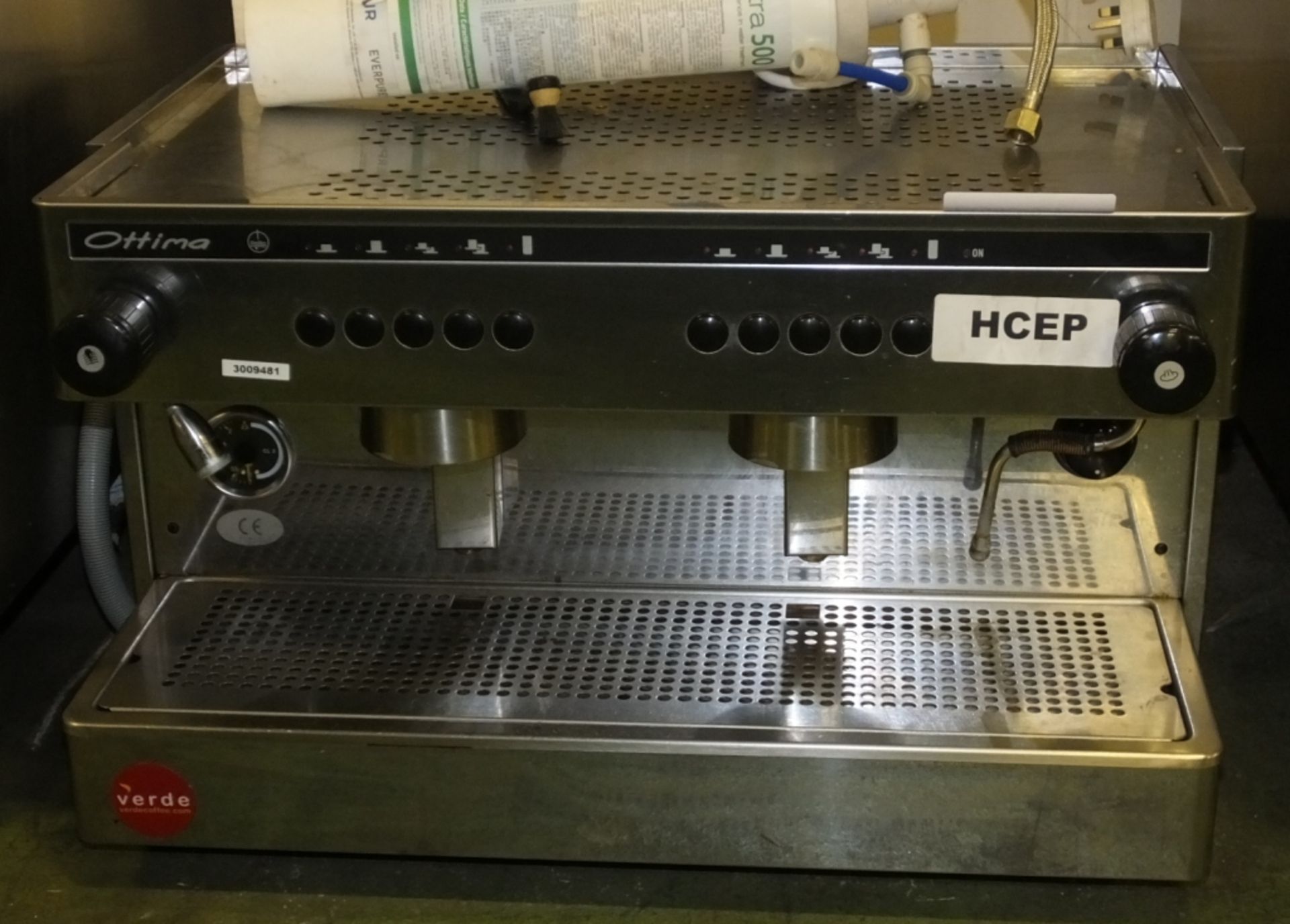 Verde Ottima Twin Coffee Machine L700 x W520 x H410mm - Image 2 of 2