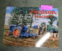Fordson Tractor Tin Sign 400 x 300mm.