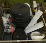 Surplus Equipment - Rubbish Bins, Nails, Cable, Clay replacement