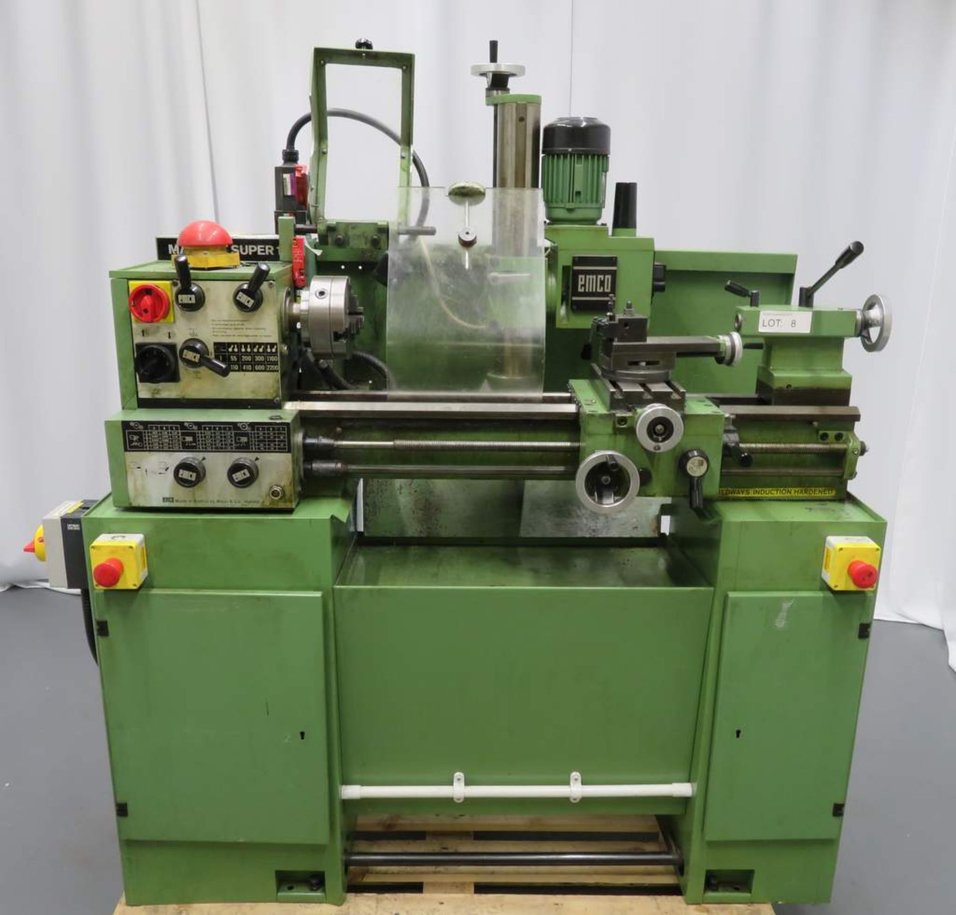 Emco Maximat Super 11 Lathe, 3 Phase.