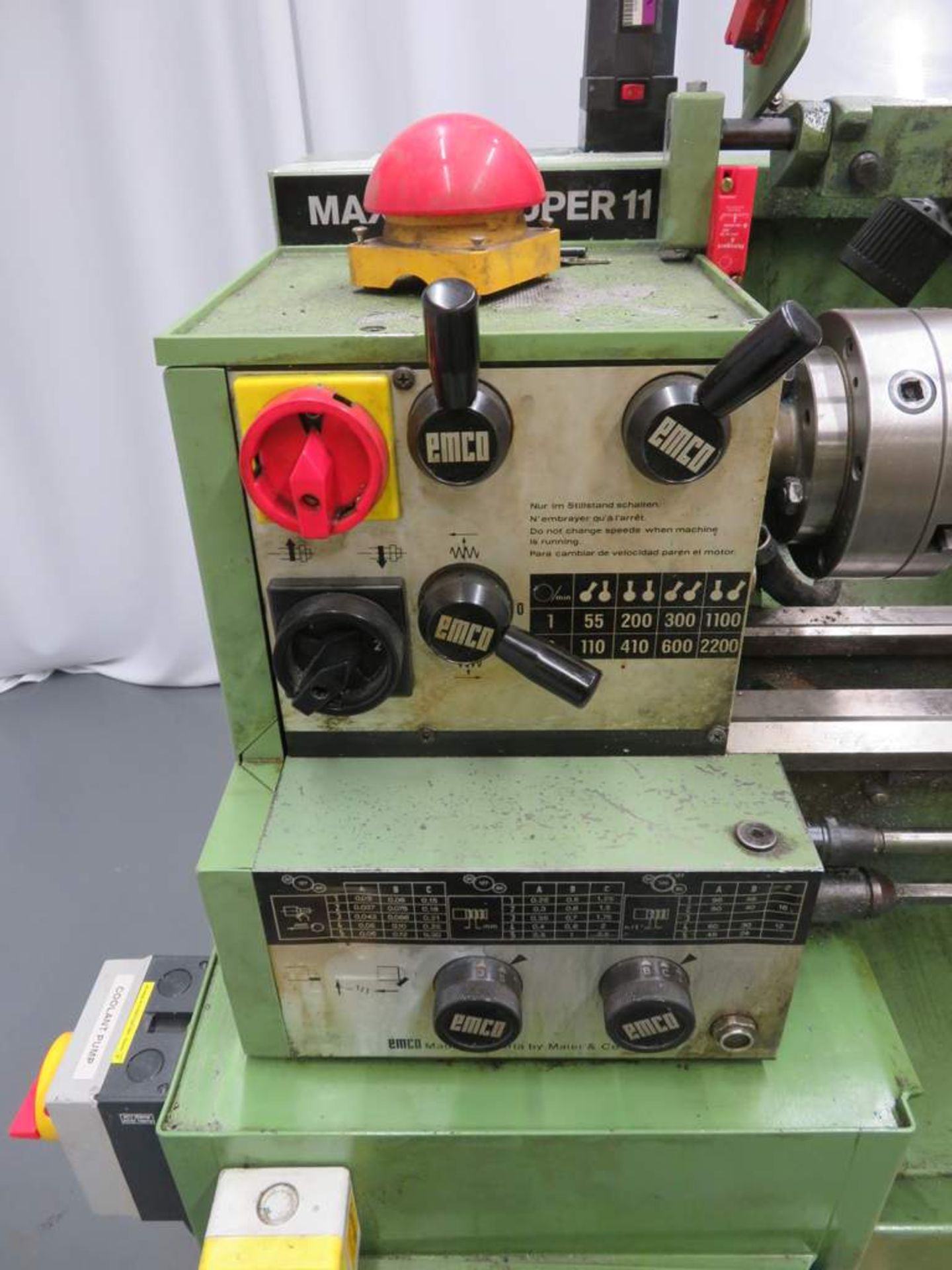 Emco Maximat Super 11 Lathe, 3 Phase. - Image 3 of 22