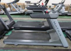 Matrix T1x-T1xe Treadmill, LED Display Screen, 220-240v.