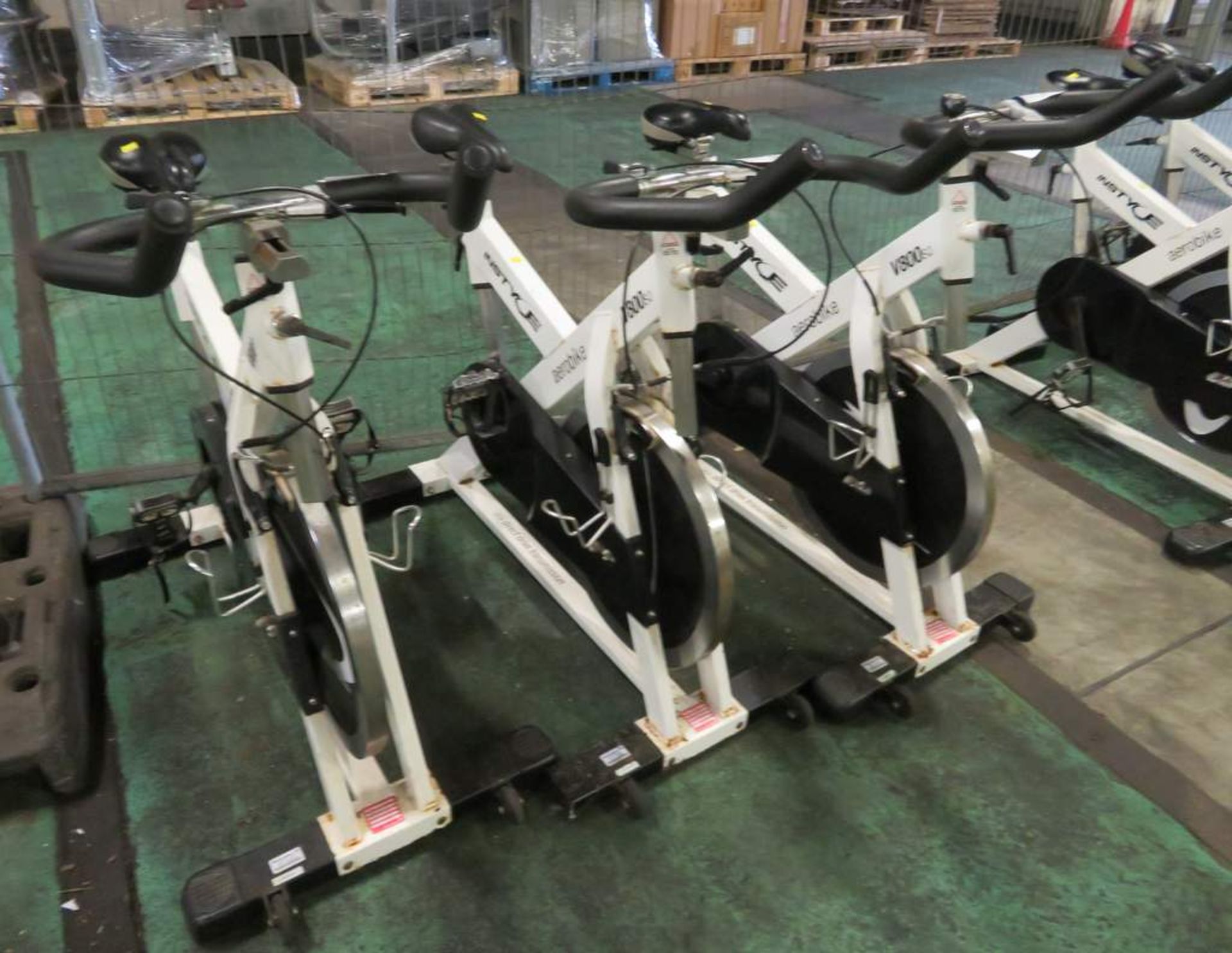 3x Instyle Aerobike V800SQ Exercise/Spin Bike, Adjustable Seat & Handle Bars. - Image 2 of 6