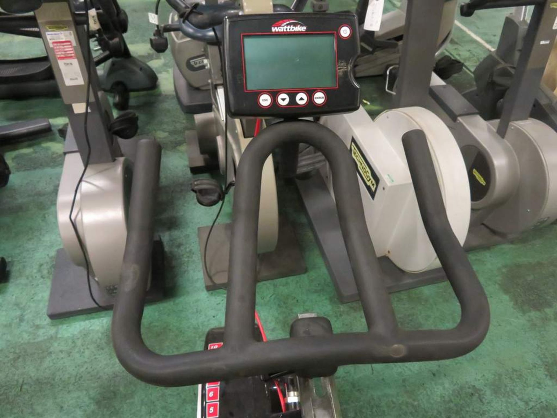 Watt Bike Class: SA Exercise Bike, Complete With Digital Console, Adjustable Seat & Handle Bars. - Image 3 of 5