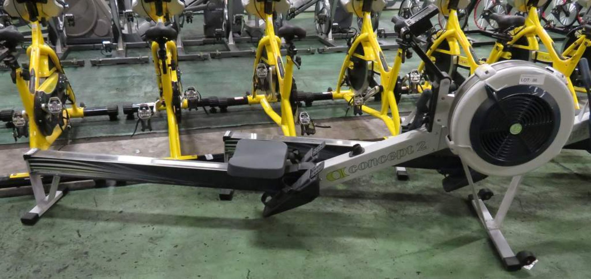 Concept 2 Indoor Rowing Machine, Model D, Complete With PM5 Display Console (Damaged Screen).