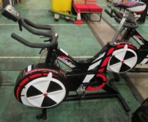 Watt Bike Class: SA Exercise Bike, Complete With Digital Console, Adjustable Seat & Handle Bars.