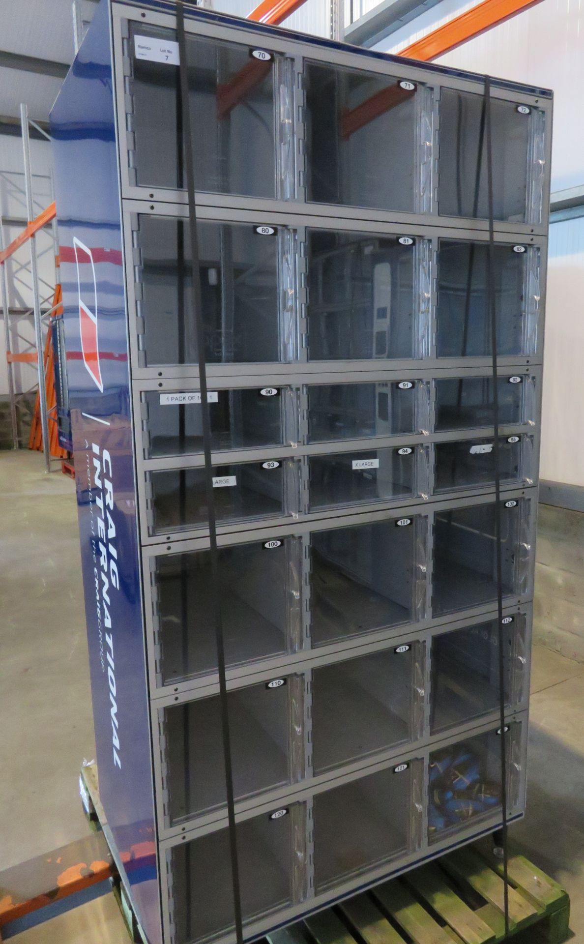 APEX MODEL 3564A INDUSTRIAL LOCKER DISPENSING SYSTEM