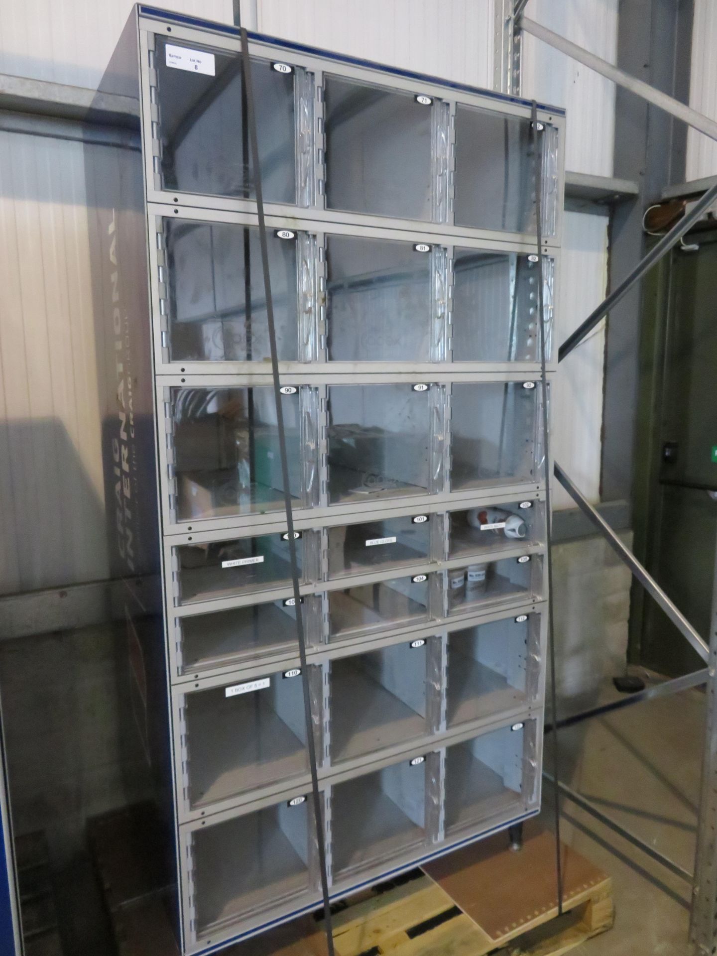 APEX MODEL 3564A INDUSTRIAL LOCKER DISPENSING SYSTEM