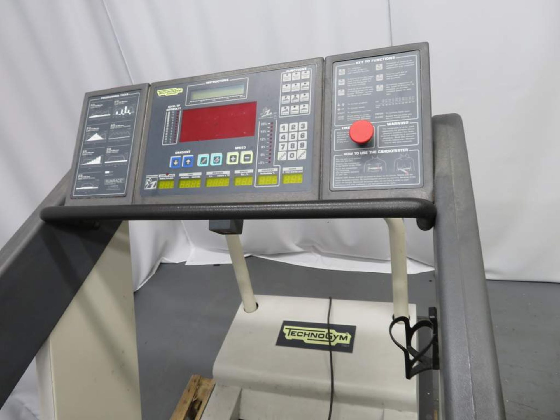 Technogym Runrace Treadmill, 220-240v, LED Display Console. Untested. - Image 4 of 6