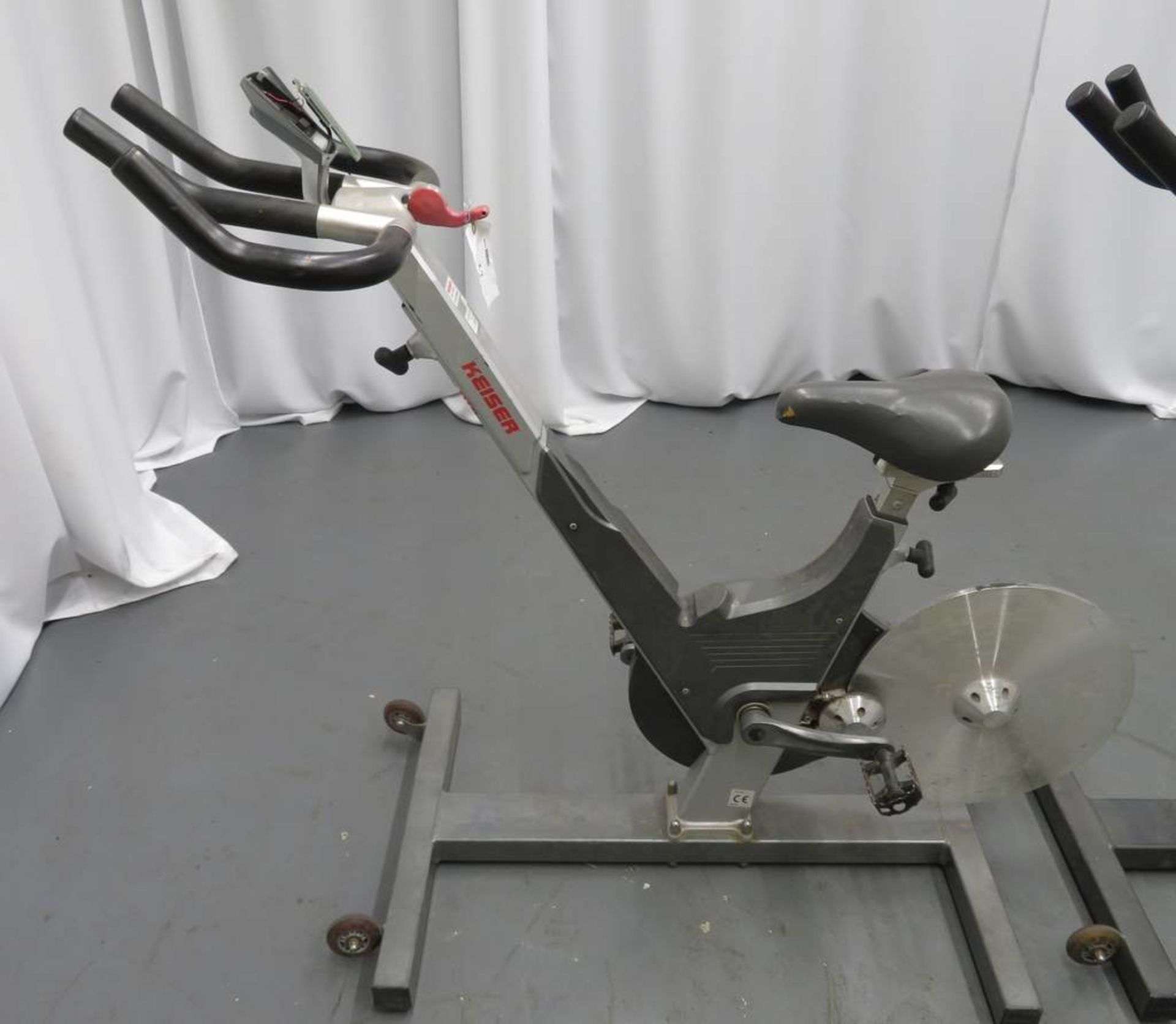 2x Keiser M3 Spinning Bike, Complete With Digital Console (damaged) & Adjustable Seat. - Image 2 of 10