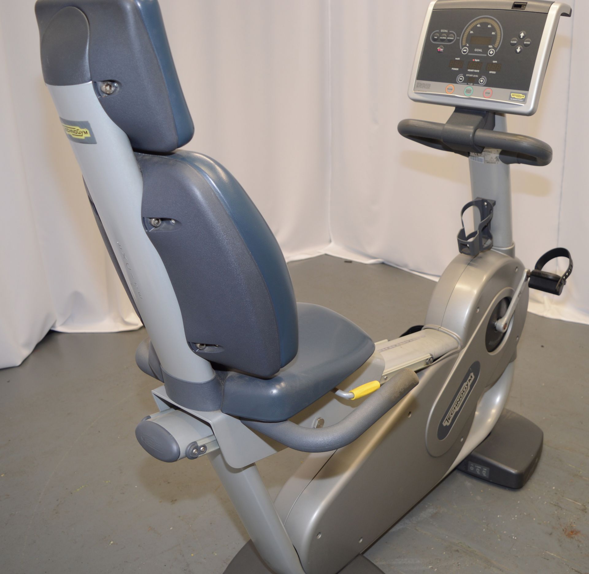 Technogym, Model: Excite 500ip, Reclince Exercise Bike. - Image 4 of 5