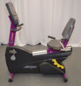 Life Fitness, Model: CLSR, Recline Exercise Bike, Life Cycle.