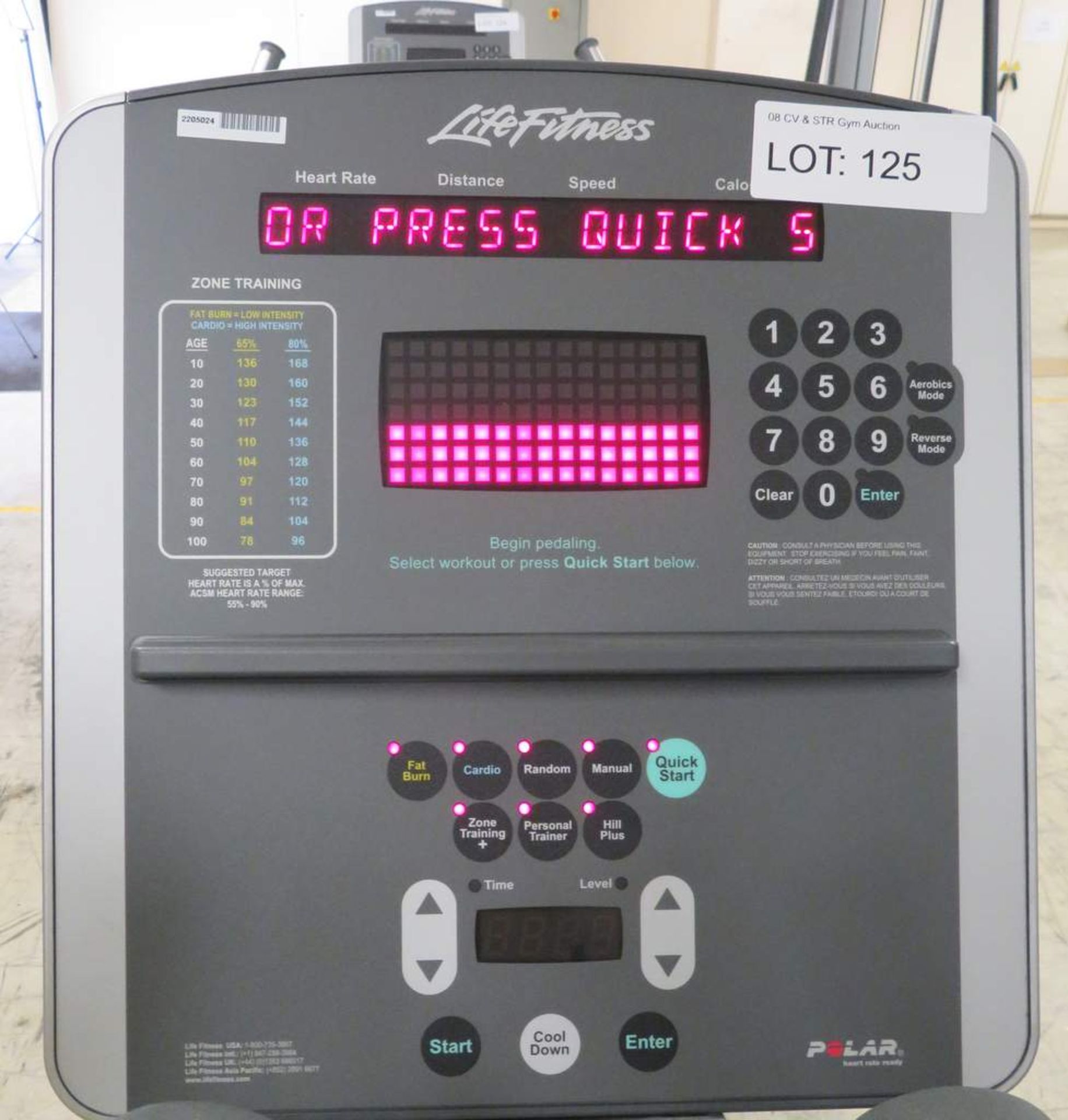 Life Fitness, Model: 95Xi Total Body Trainer, Cross Trainer. - Image 6 of 6