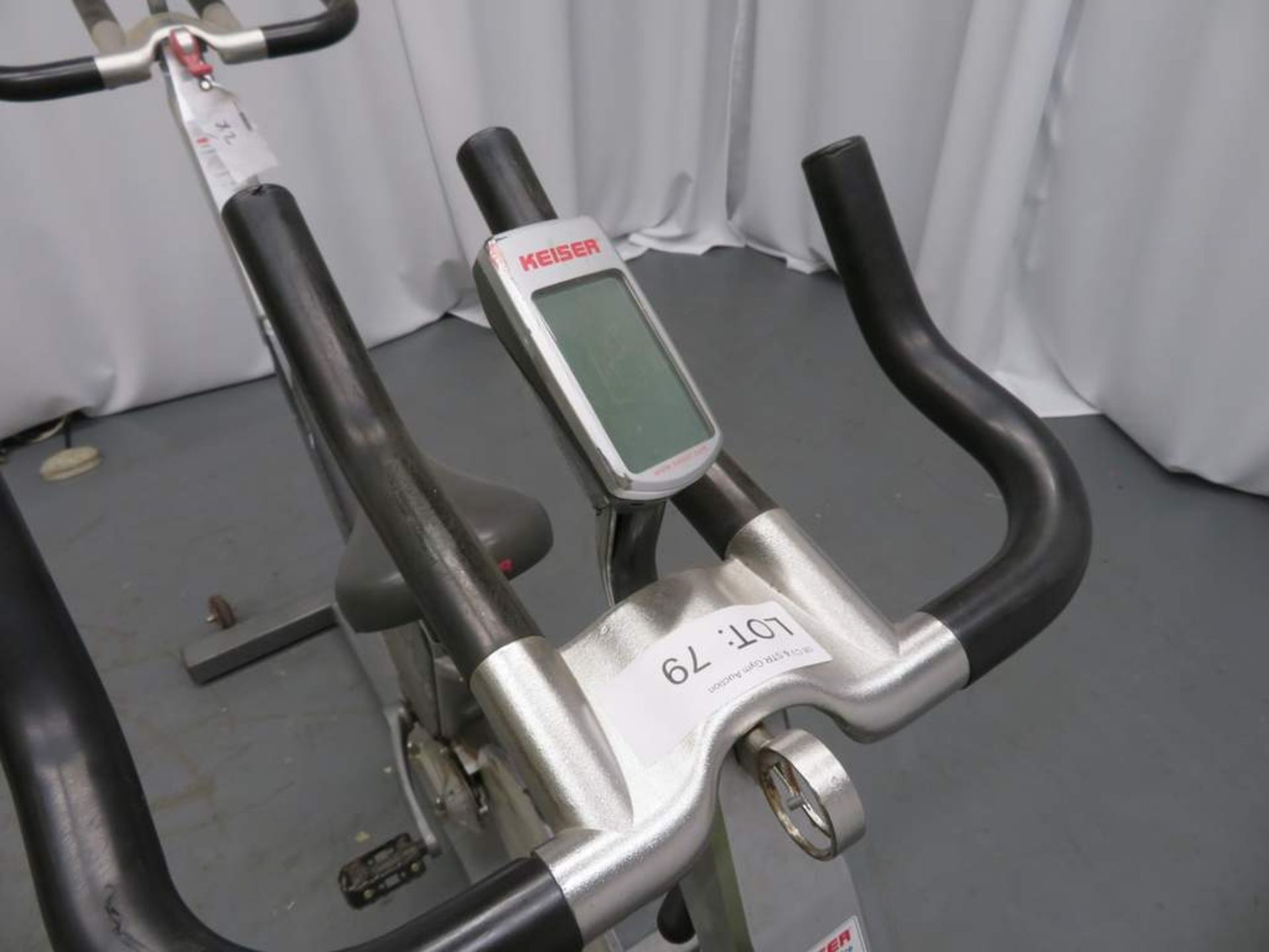 2x Keiser M3 Spinning Bike, Complete With Digital Console (damaged) & Adjustable Seat. - Image 8 of 10