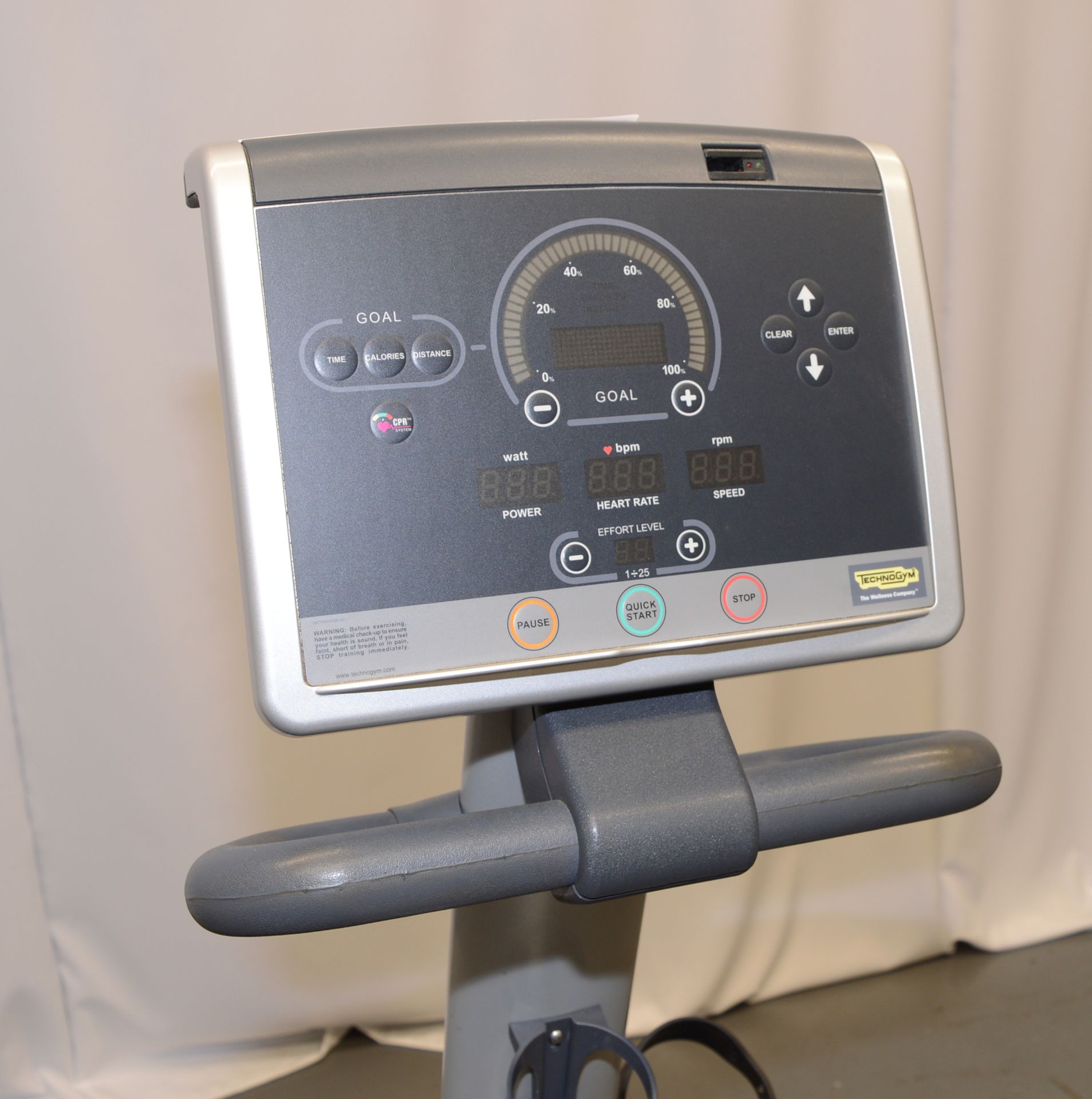 Technogym, Model: Excite 500ip, Reclince Exercise Bike. - Image 3 of 5