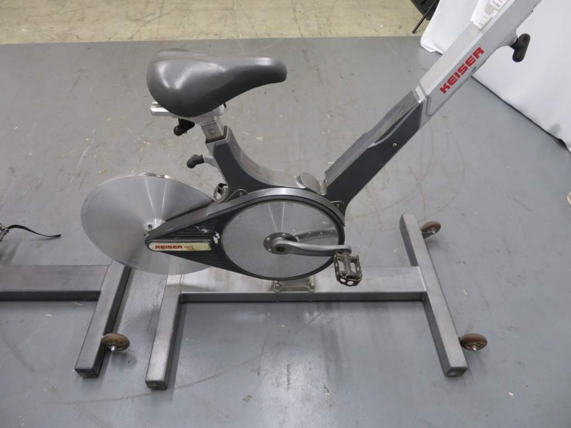 2x Keiser M3 Spinning Bike, Complete With Digital Console (damaged) & Adjustable Seat. - Image 6 of 10