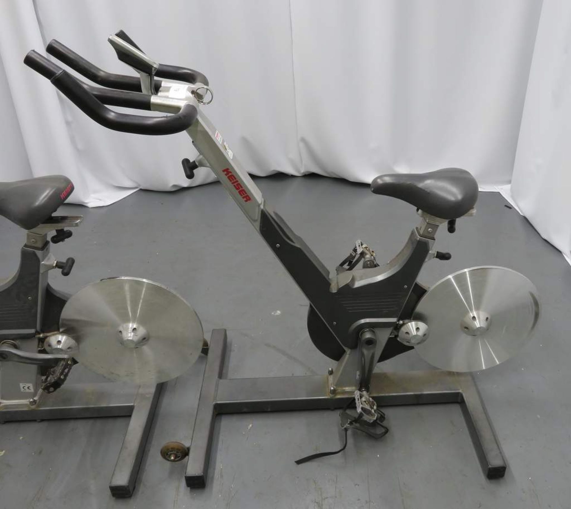 2x Keiser M3 Spinning Bike, Complete With Digital Console (damaged) & Adjustable Seat. - Image 3 of 10