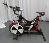 Watt Bike Class: SA Exercise Bike, Complete With Digital Console, Adjustable Seat & Handle Bars.