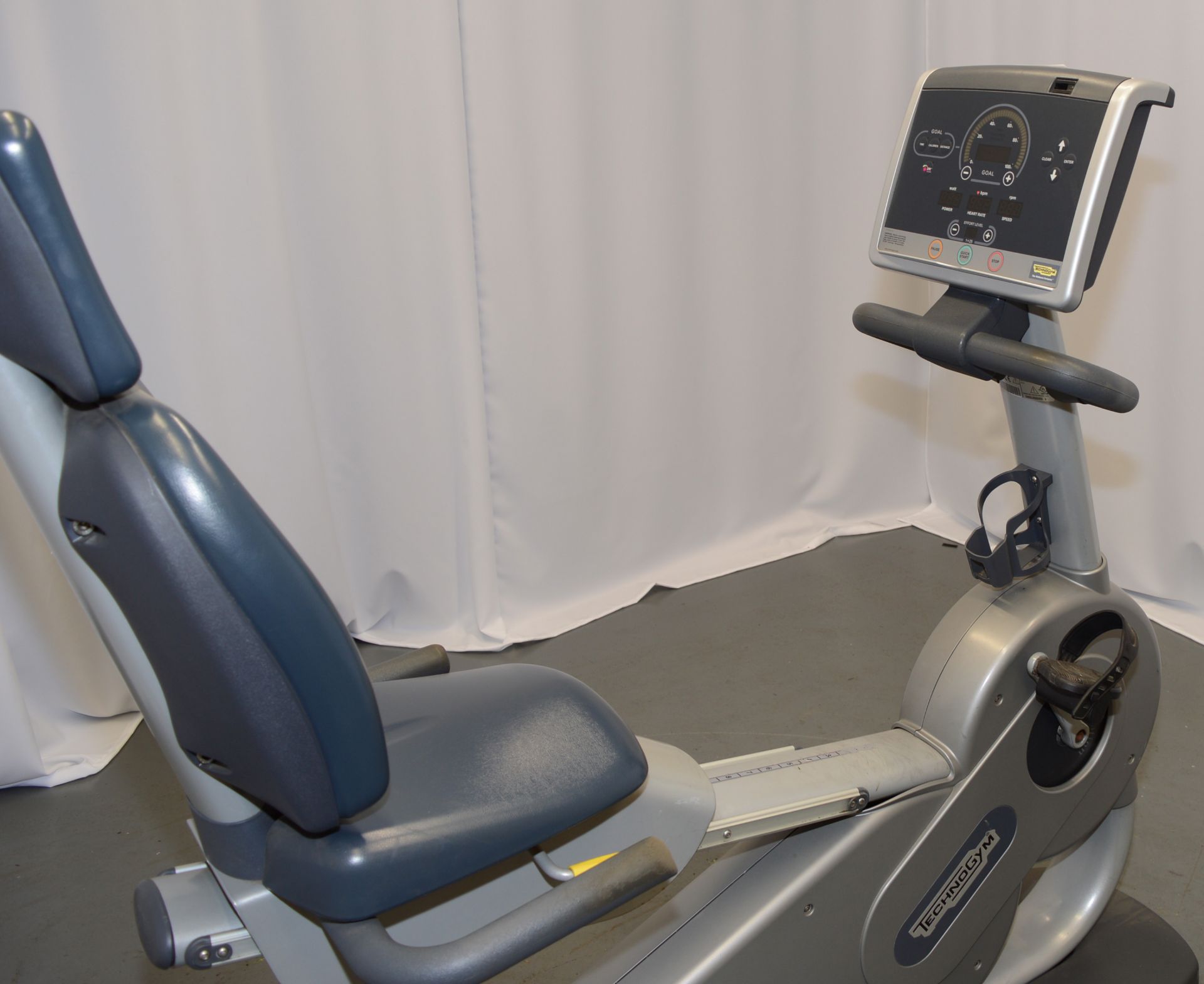 Technogym, Model: Excite 500ip, Reclince Exercise Bike. - Image 2 of 5