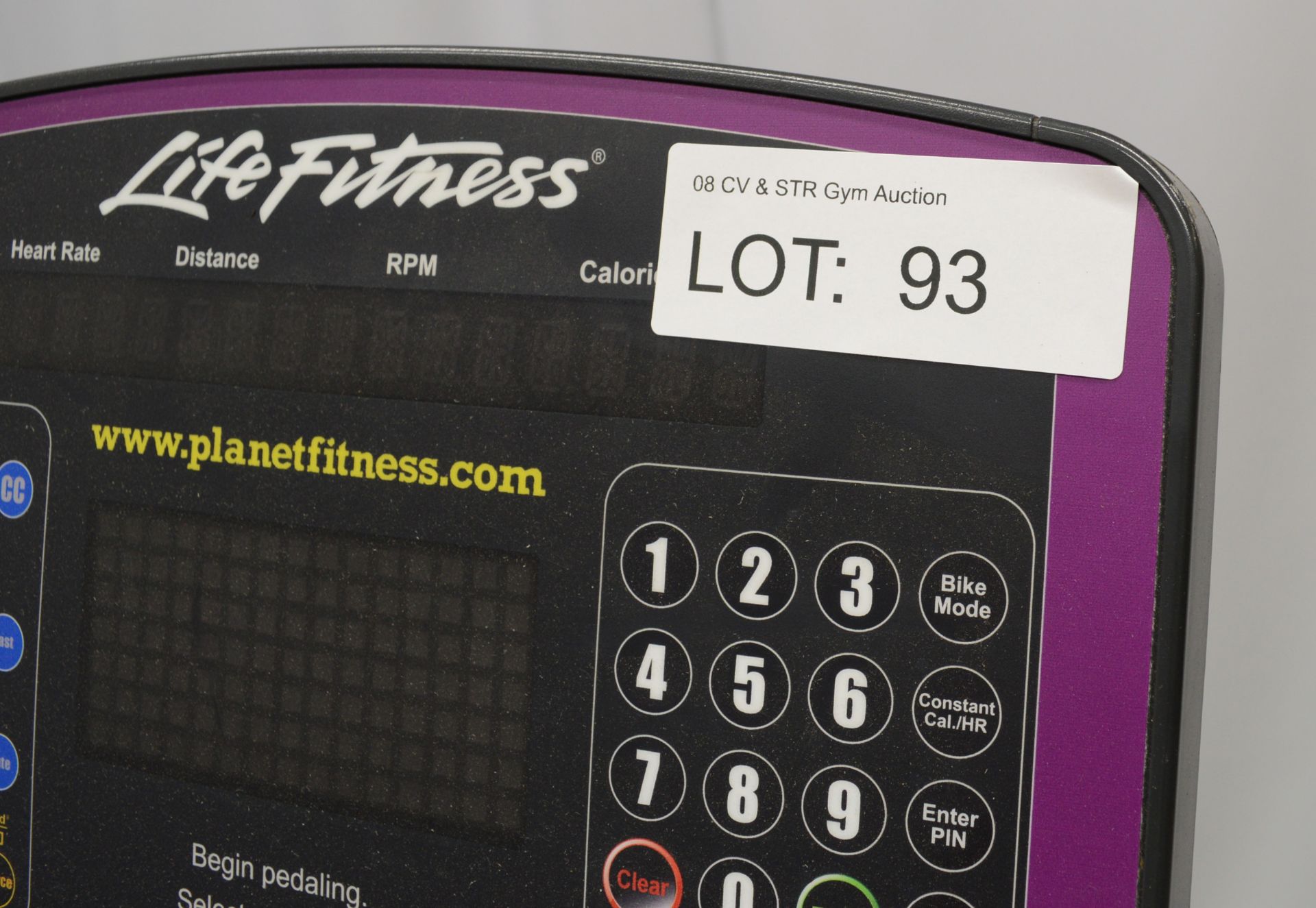 Life Fitness, Model: Integrity CLSR, Recline Exercise Bike, Life Cycle. - Image 7 of 7