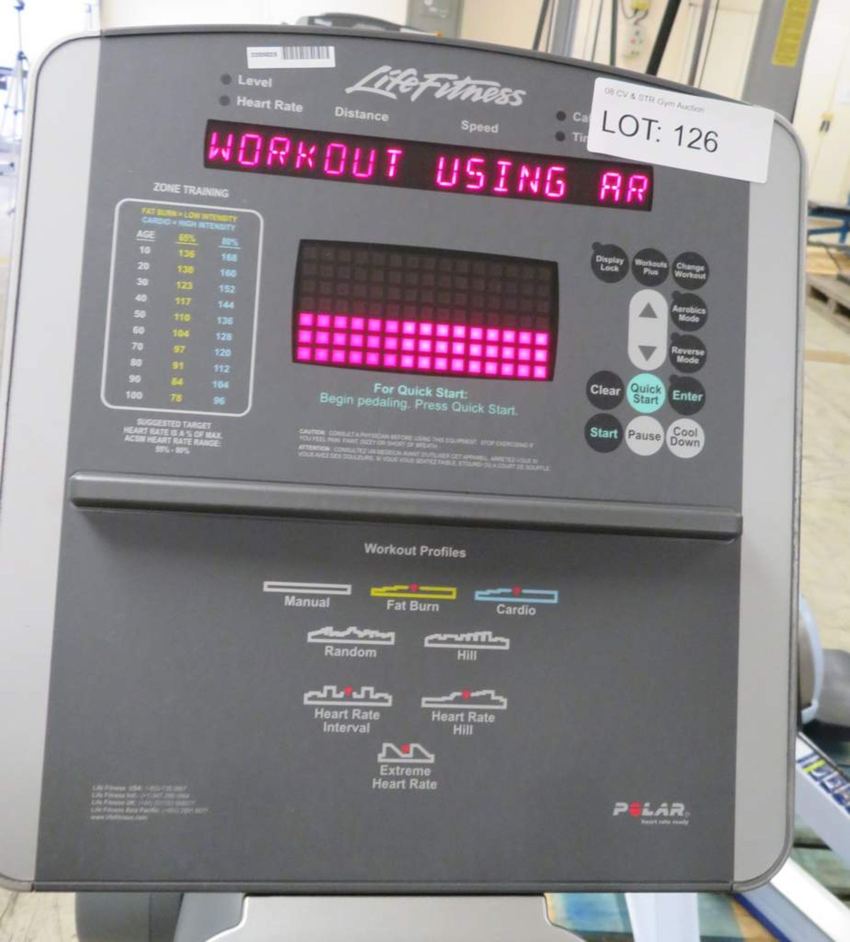 Life Fitness, Model: 93X Total Body Trainer, Cross Trainer. - Image 6 of 7