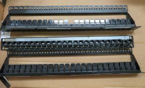 Various rack mount feed through patch panels