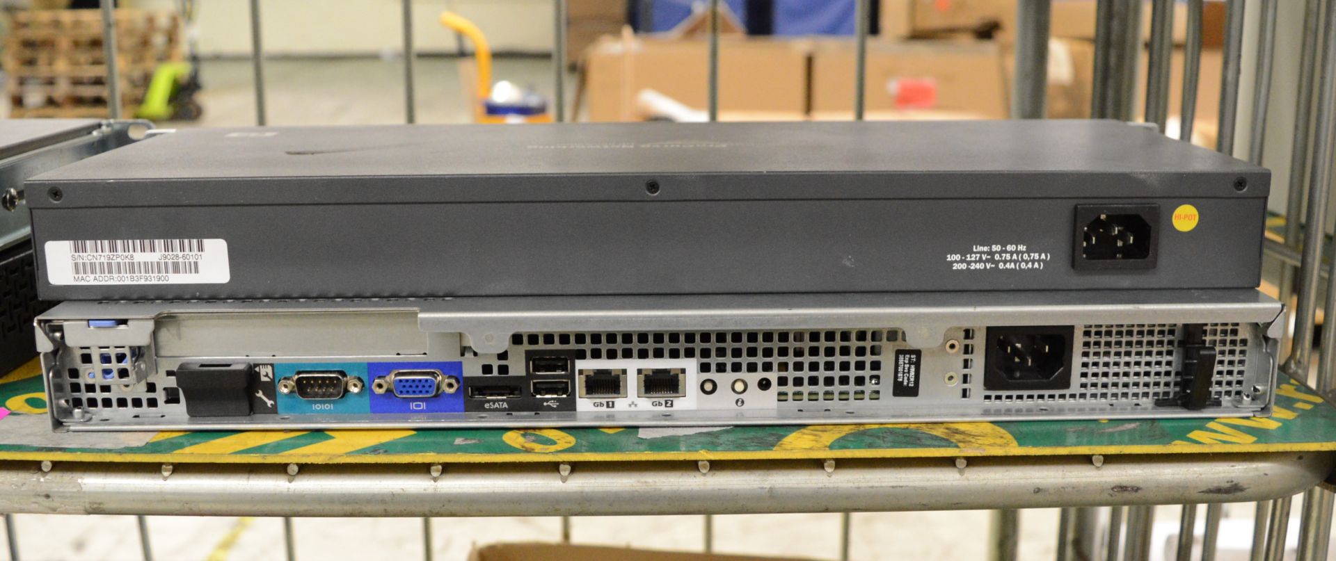 Network Hubs - Cisco Systems Catalyst 2950, HP KVM Switch, HP ProCurve Switch 1800-24G, De - Image 5 of 5