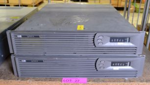 2x HP R3000 XR UPS units