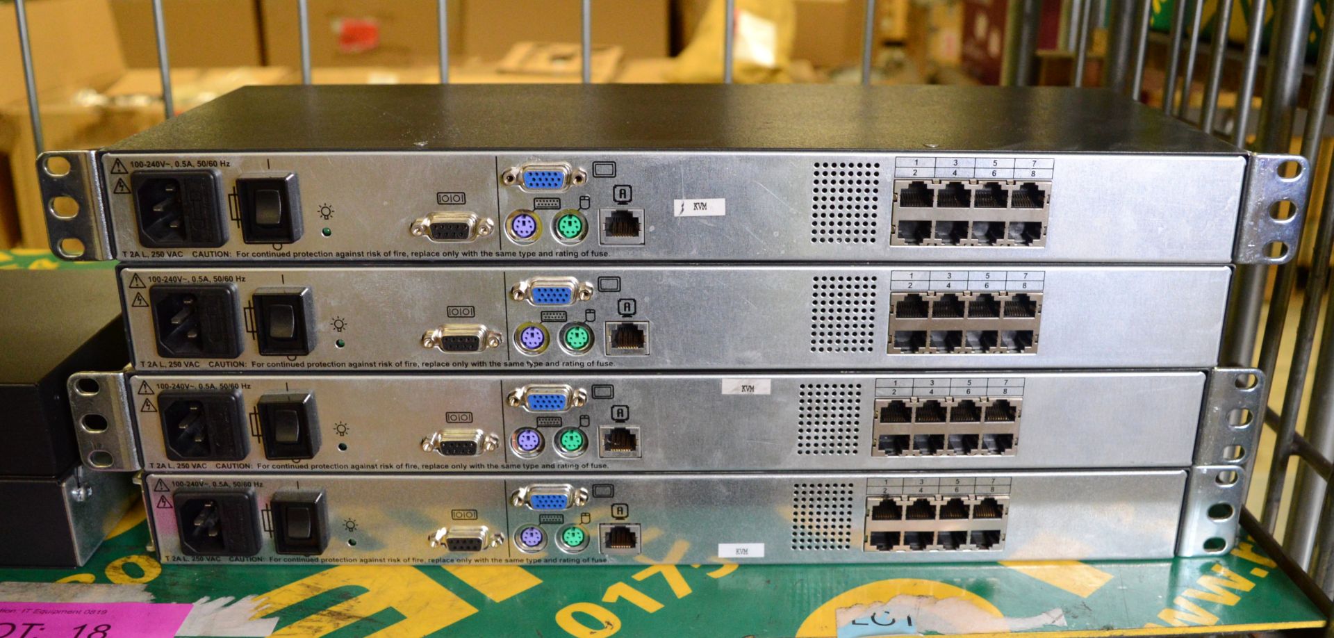 2x HP Modular PDU Control Units, 4x HP KVM Switcher panels - Image 3 of 3