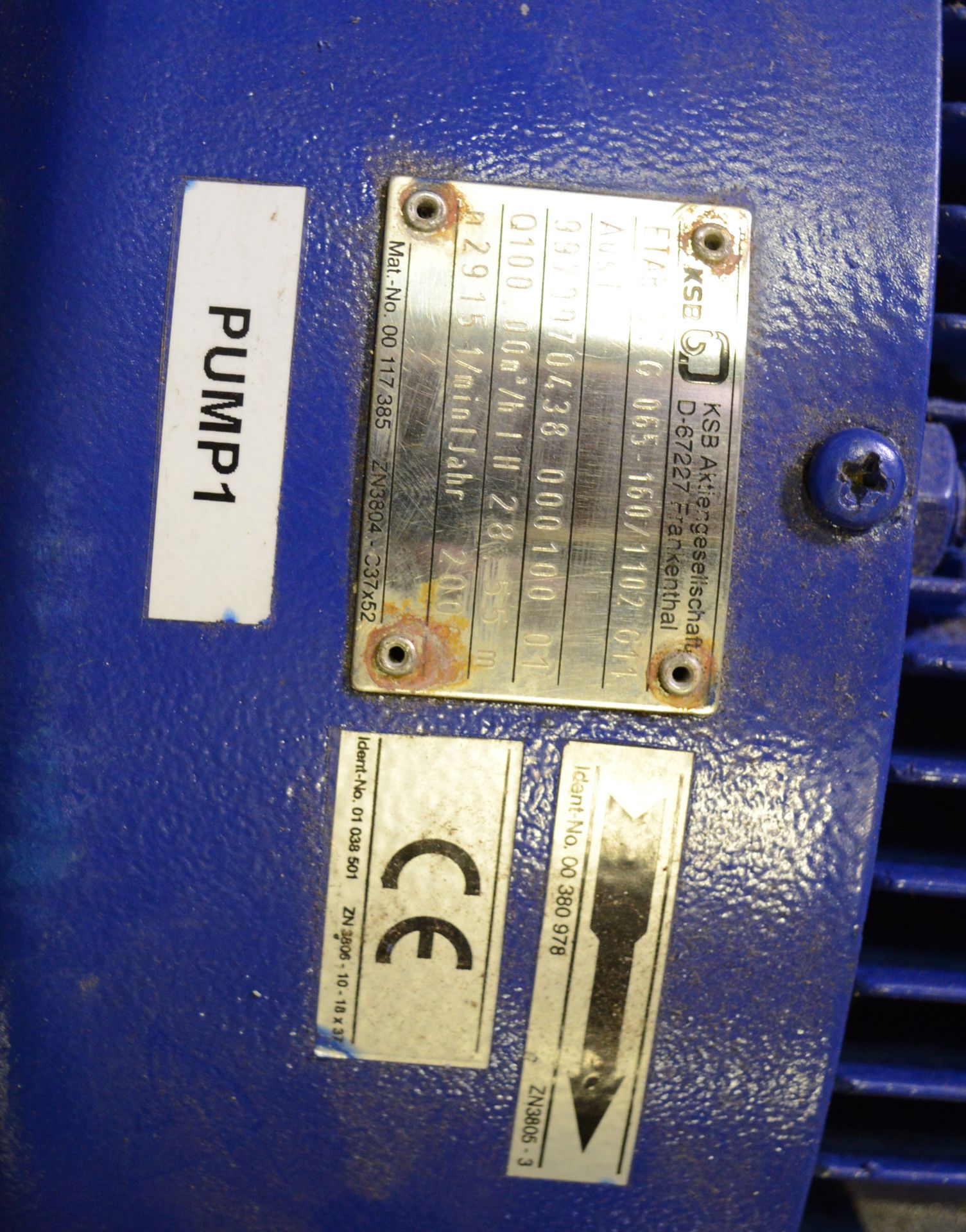 ETABLOC G 065-160/1102 Pump. - Image 2 of 2